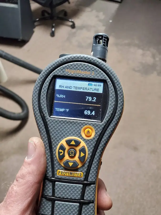 Moisture meter humidity assessment for Mold Remediation & Removal in Allegany